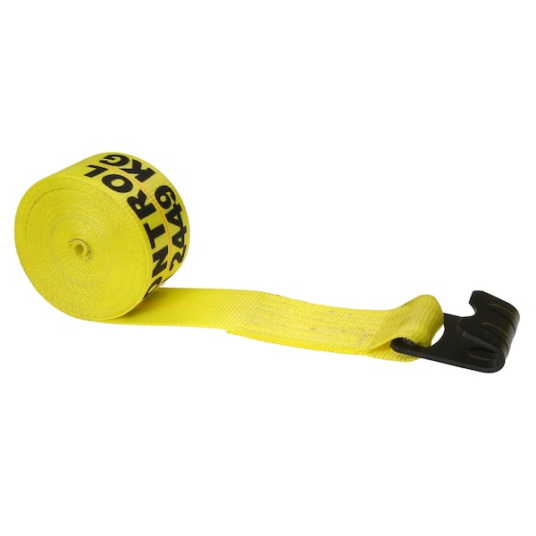3" x 40' Winch Strap with Flat Hook, 340FH